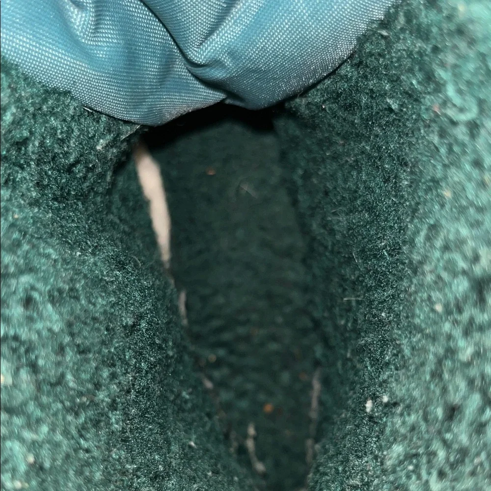 Eddie Bauer Forest Green and Tan Lined Winter‎ Duck Boots 7M